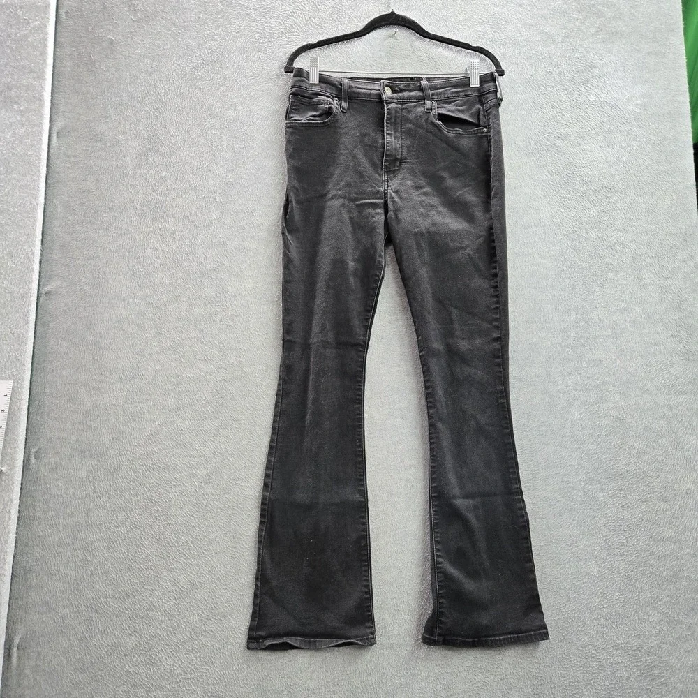 Levi's 725 Women Jeans 32X32 Black‎ Denim High Rise Bootcut 30